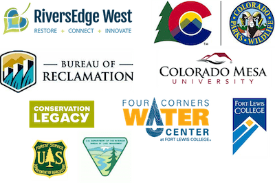 Dolores River Adaptive Management Support project partner logos Dolores River Adaptive Management Support project partner logos